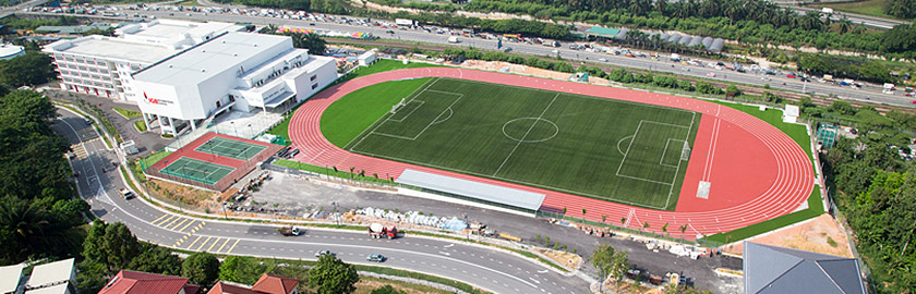 Aerial view of IGB International School, Sierramas, Sungai Buloh